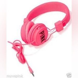Pink Victoria’s Secret headphones RARE